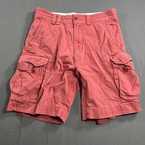 Polo Ralph Lauren Men's Cargo Shorts Red/Coral Size 33